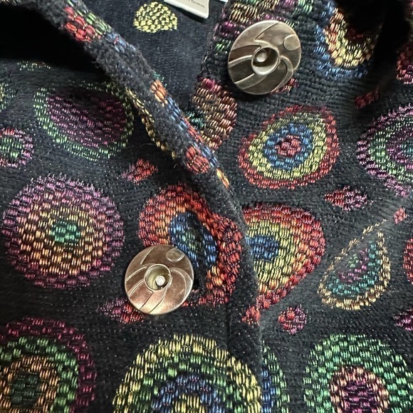 Christopher & Banks | Funky Multicolor Circles Print Vest | Large - Picture 4 of 12